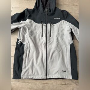Spyder Black and Gray Performance Jacket